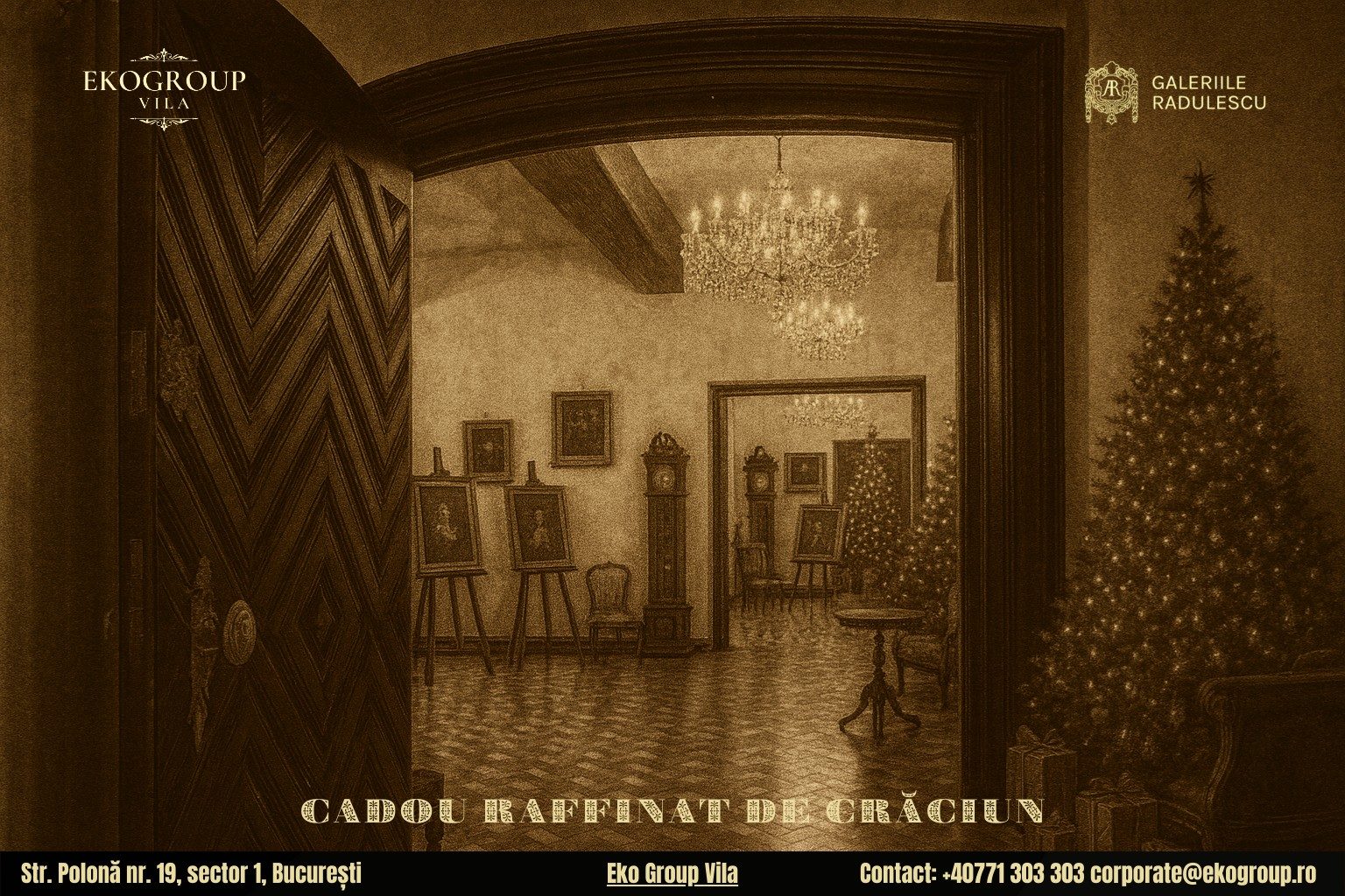 Un cadou de Crăciun cultural: acces la magia expoziției Crăciunul anilor ’30 la Eko Group Vila 1 Un cadou de Crăciun cultural: acces la magia expoziției Crăciunul anilor ’30 la Eko Group Vila