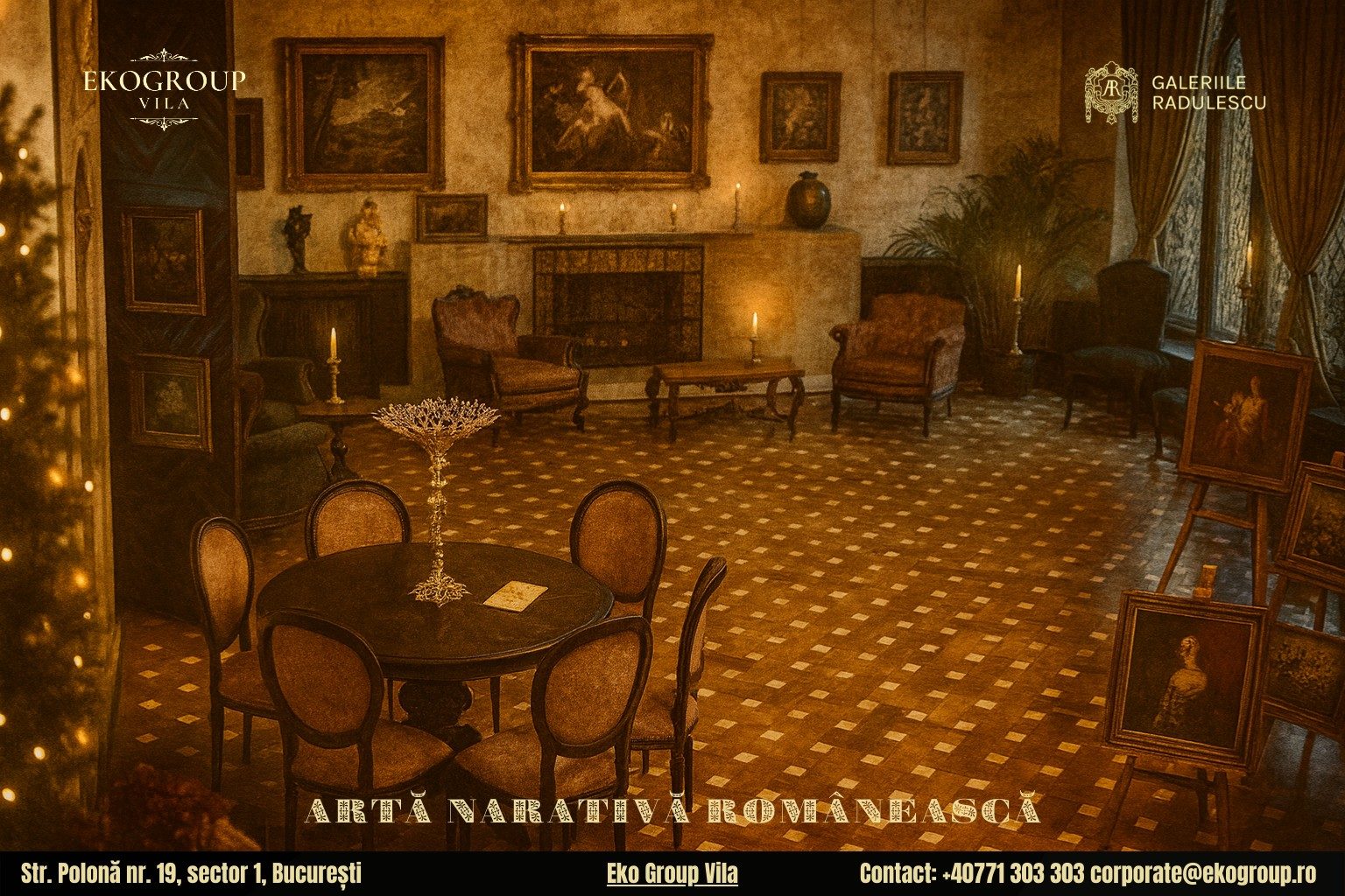 Povestea Crăciunului în Anii ’30 la Eko Group Vila: O Evadare în Eleganța Interbelică 3 Povestea Crăciunului în Anii ’30 la Eko Group Vila: O Evadare în Eleganța Interbelică